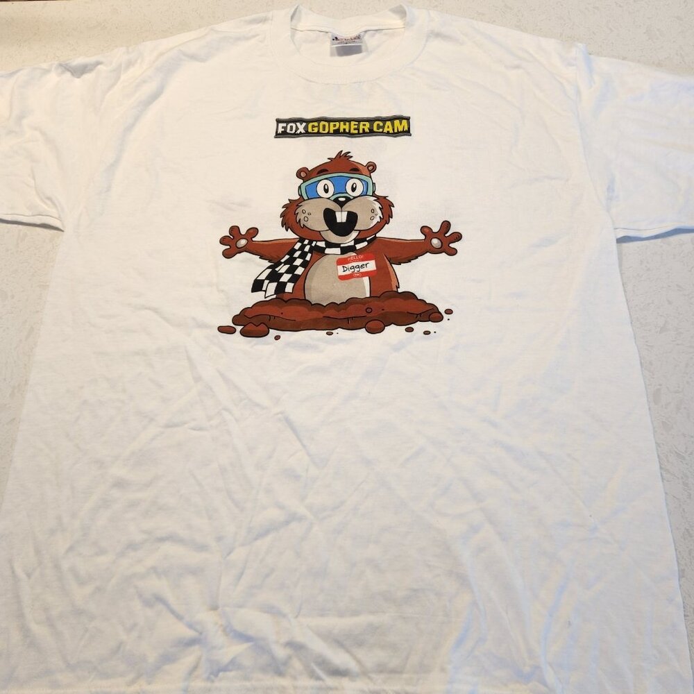 Nascar Chase Authentics Fox Gopher Cam T-Shirt Vi… - image 3